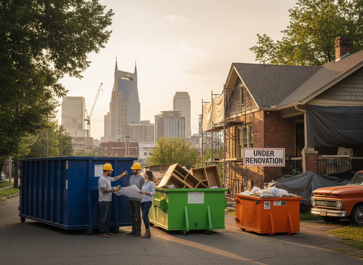 Picking Dumpster Sizes For East Nashville Kitchen Remodels