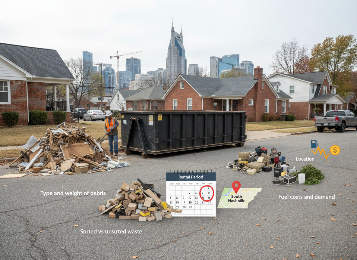 What Affects Dumpster Rental Prices In South Nashville